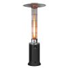attractive glass tube flame heater